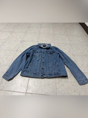 RUDE Light Blue Denim Shirt Jacket size XL Fall spring Classic